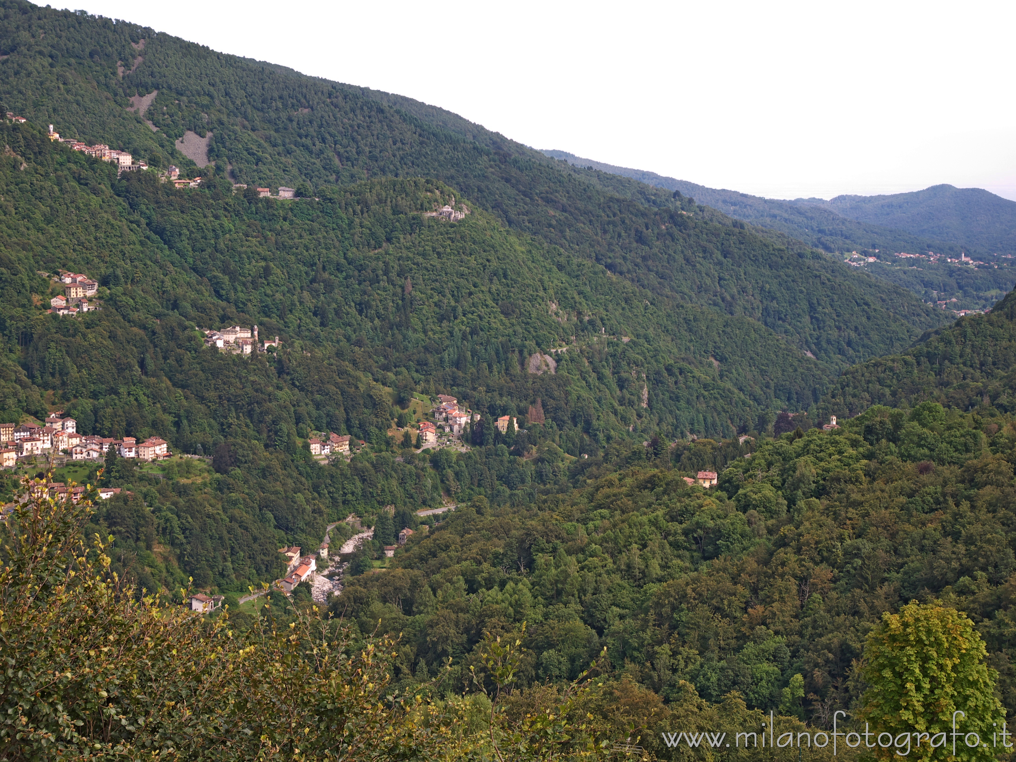 Campiglia / San Paolo Cervo (Biella, Italy) - The Cervo Valley seen from the "campanun"